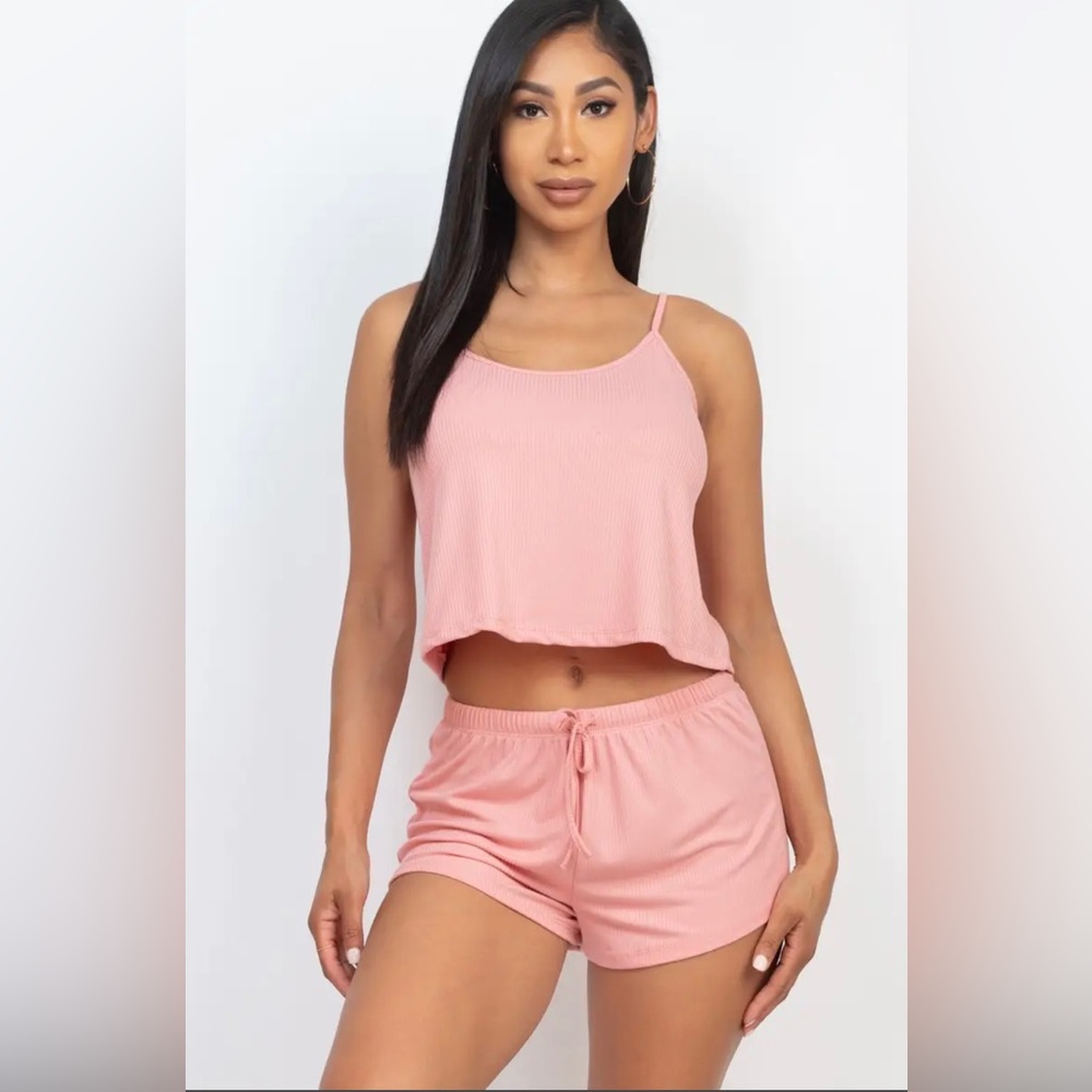 Top & Shorts Lounge Set